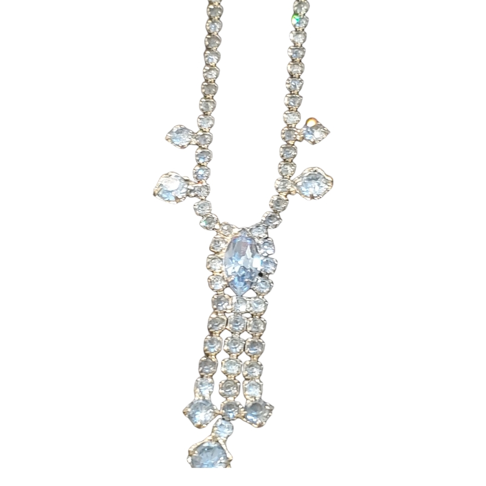 Antique Necklace with a Aqua Stones Costume - Picture 6 of 8